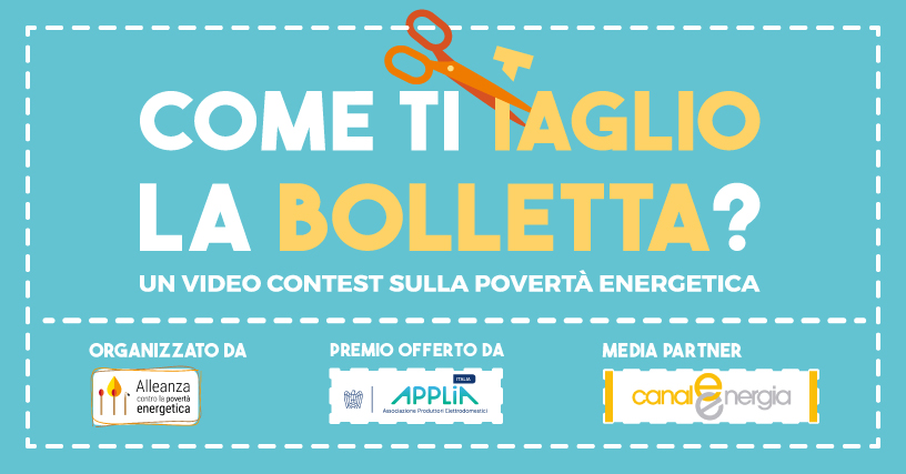 Testata Concorso video povertà energetica 2023